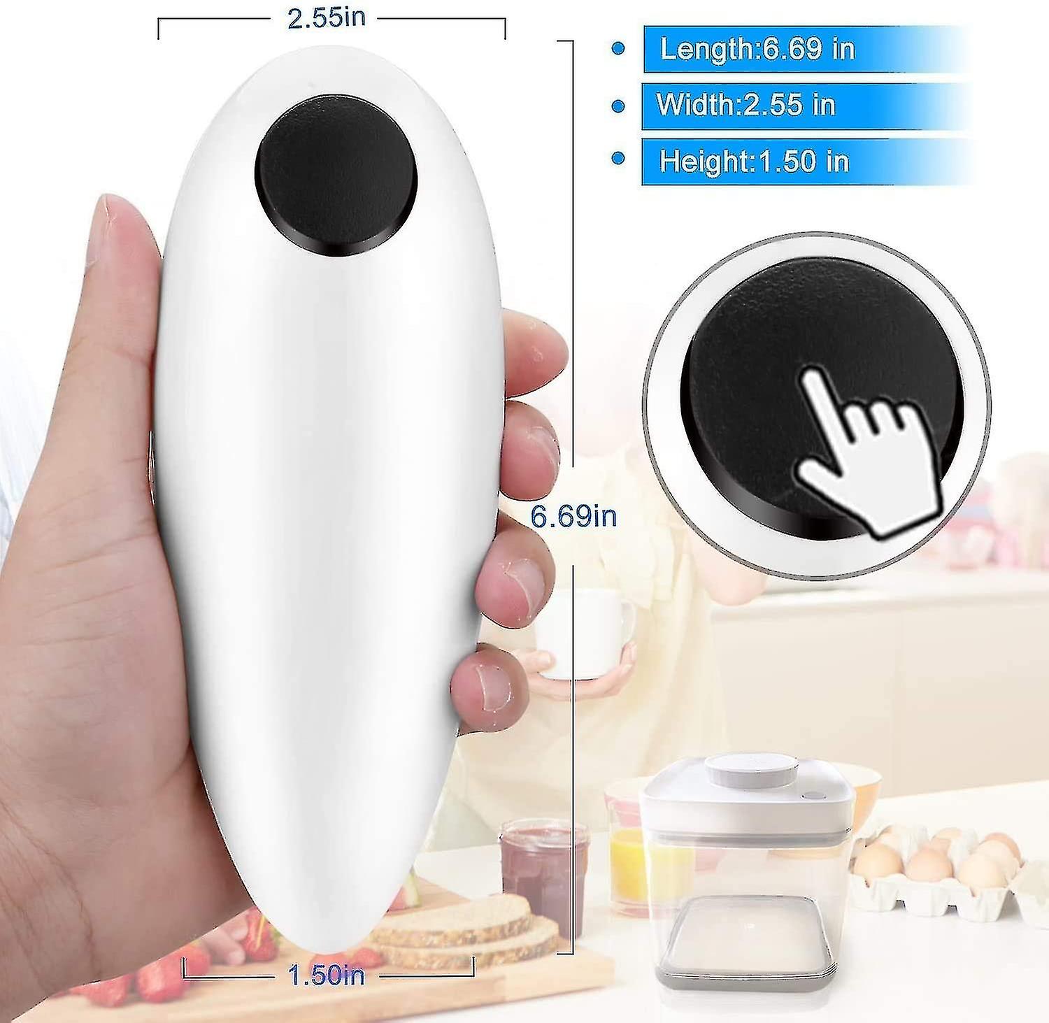 Electric Can Opener Automatic Restaurant Can Opener Smooth Edge