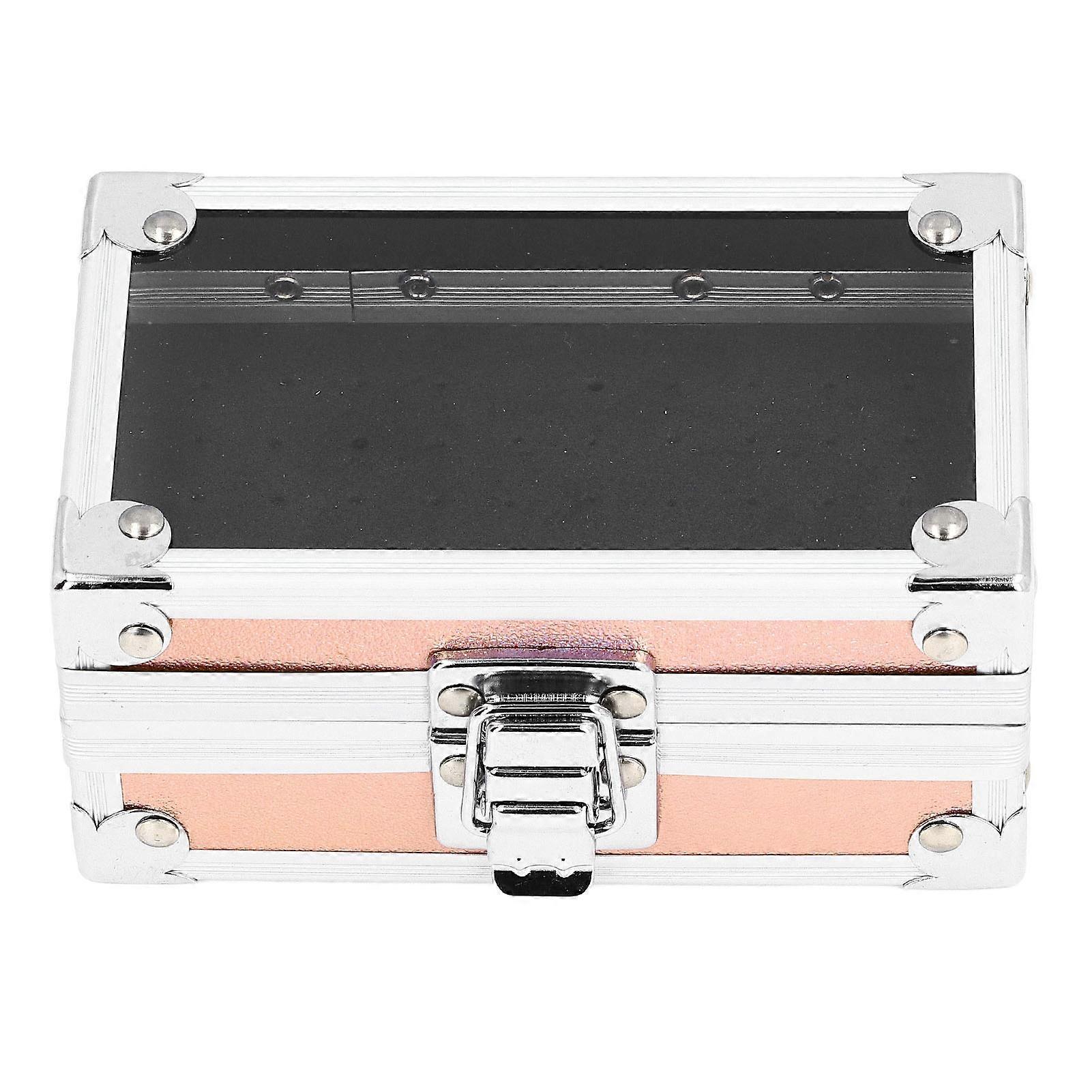 Nail Drill Bits Holder Dustproof Drop Resistant Multi Hole Nail Drill Bits Stand Displayer Organizer Container Dazzling Gold