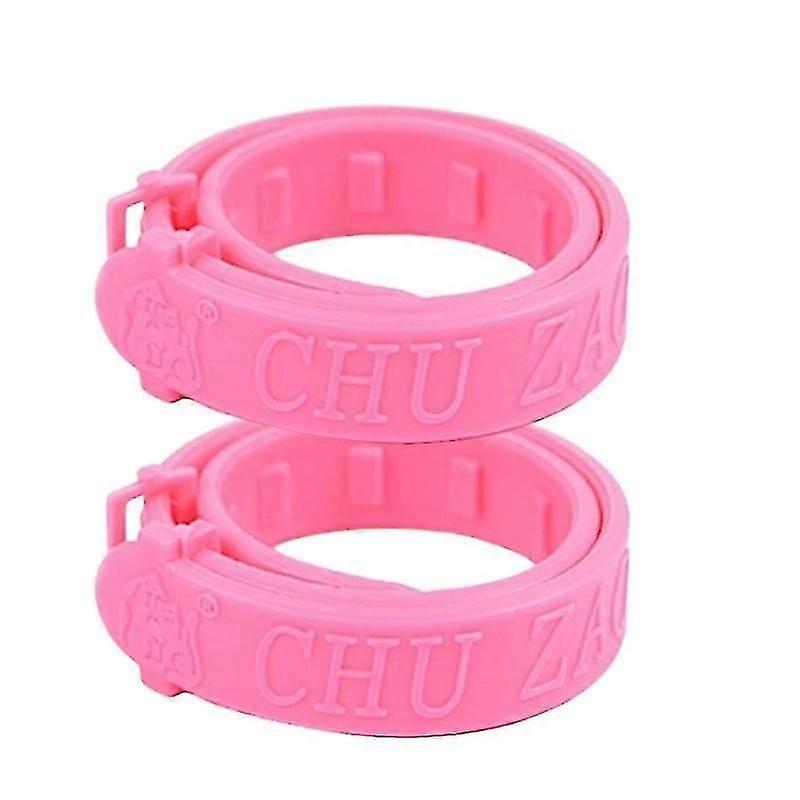 2x Removes Fleas Mosquito Repellent Size Adjustable Flea Repellent Mosquito Repellent Necklace Pets Collar Cute Design Cat Collar