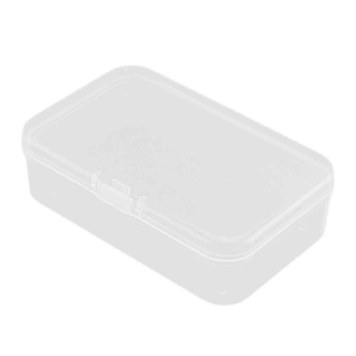Transparent PP box rectangular plastic packaging empty box parts mobile phone repair box tool Mini small size storage box