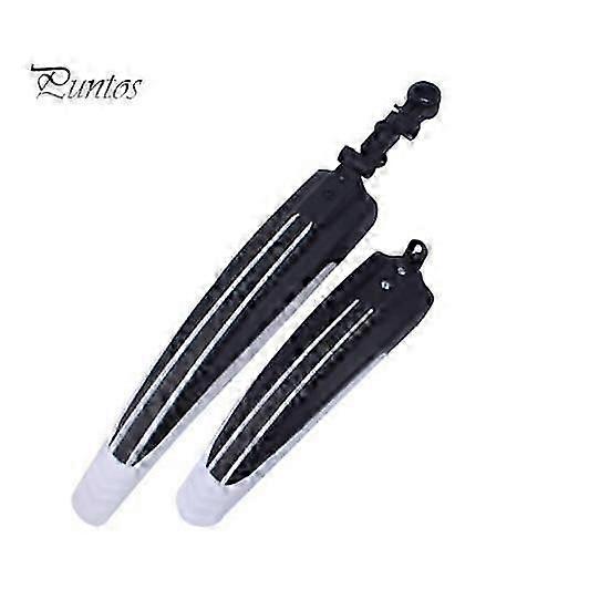 2Pcs Bike Mudguard Set Front Rear Fenders High Strength Anti-fouling Design Universal Easy to Install Rust-free Bike Fenders