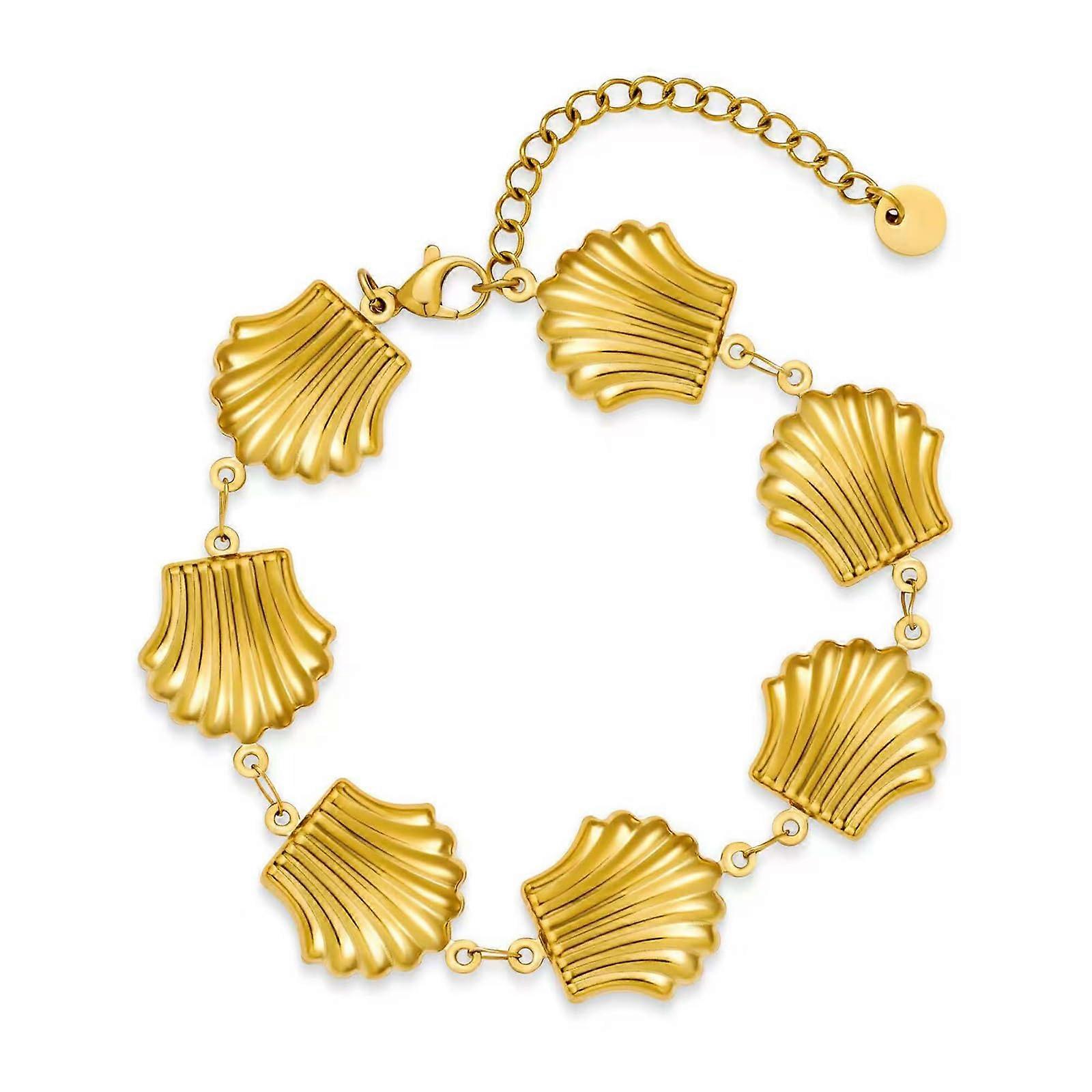 Golden Shell for Women - Stylish Gold Color, Lightweight Design, Perfect for Casual and Formal Occasions