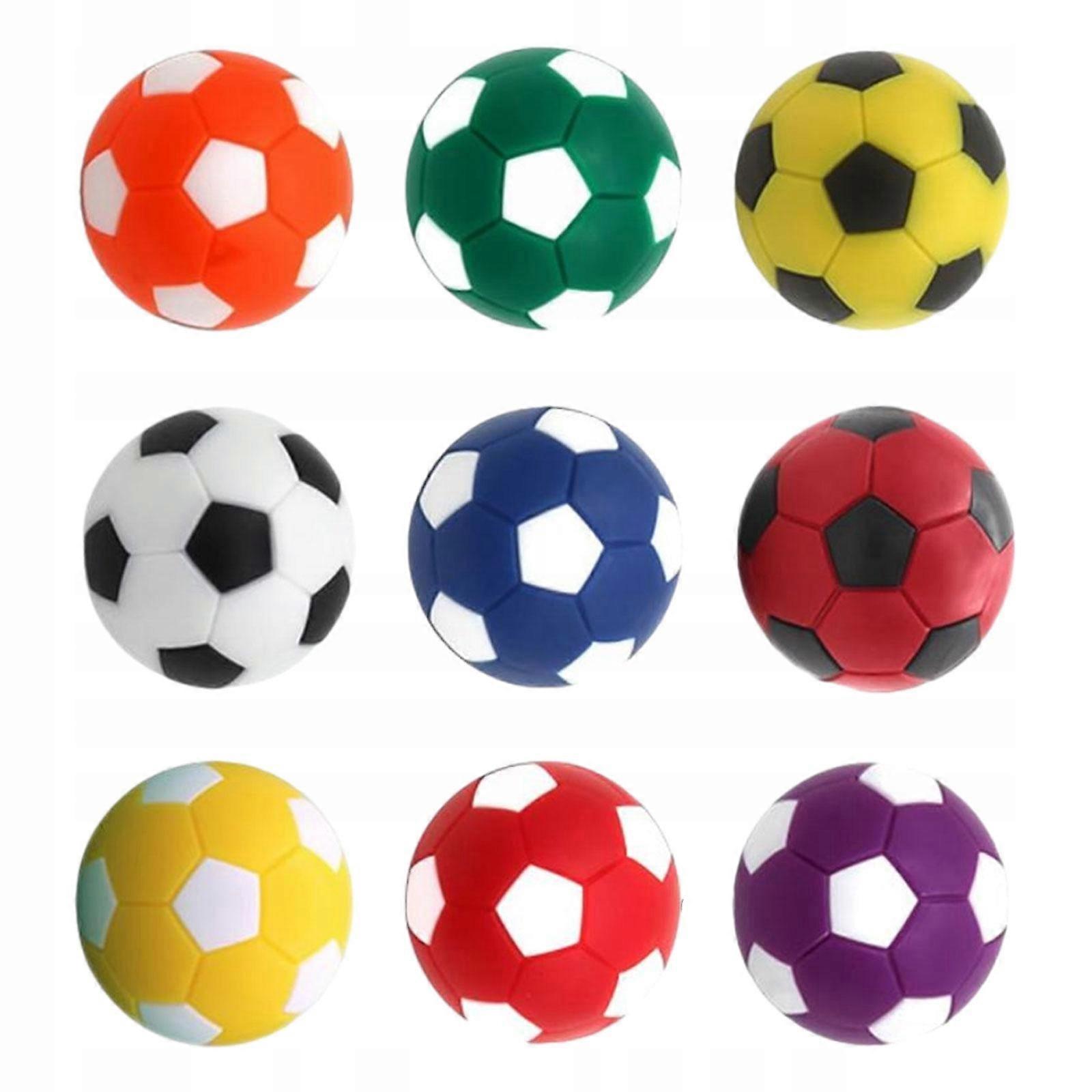 9 Pcs Foosball Table Balls 9 Colors Foosball Table Balls For Indoor Tabletop