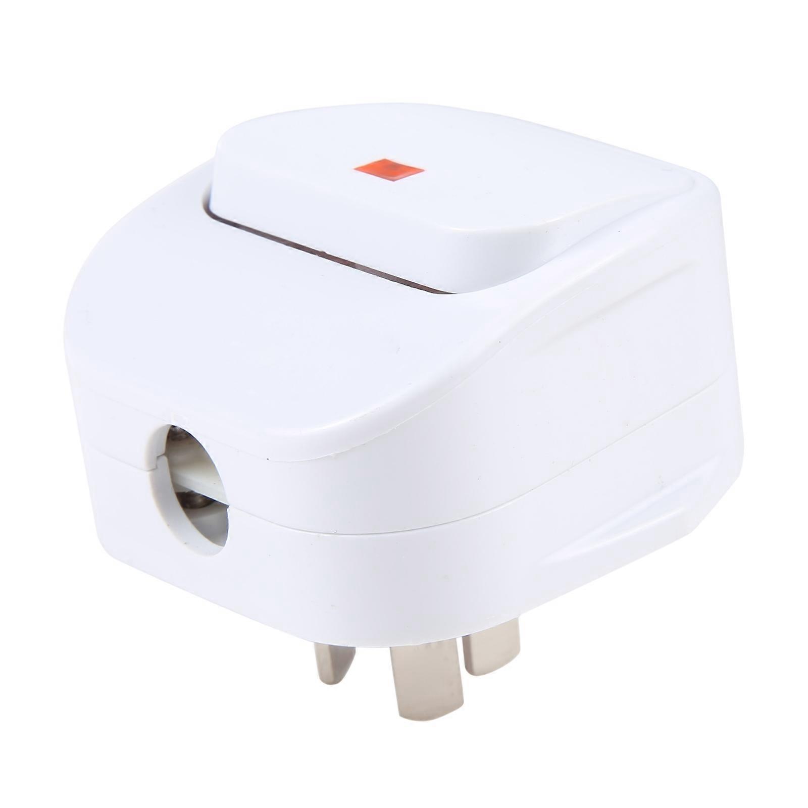 13A Wall Plug Adapter with On/Off Power Switch & Fuse