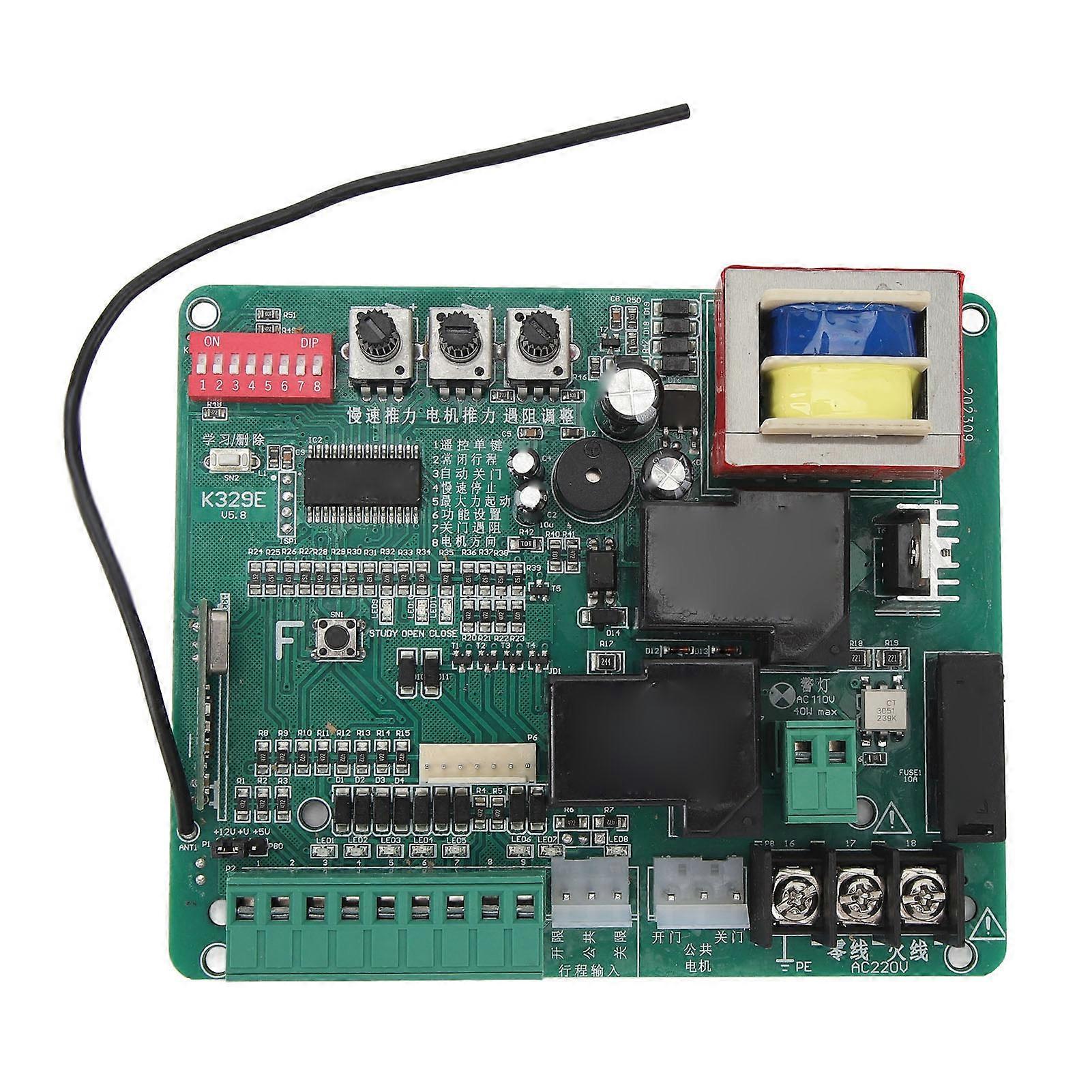 Circuit with LED Indicators Slow Speed Sensitive Manual Operation Control Board for Sliding Gate Motor