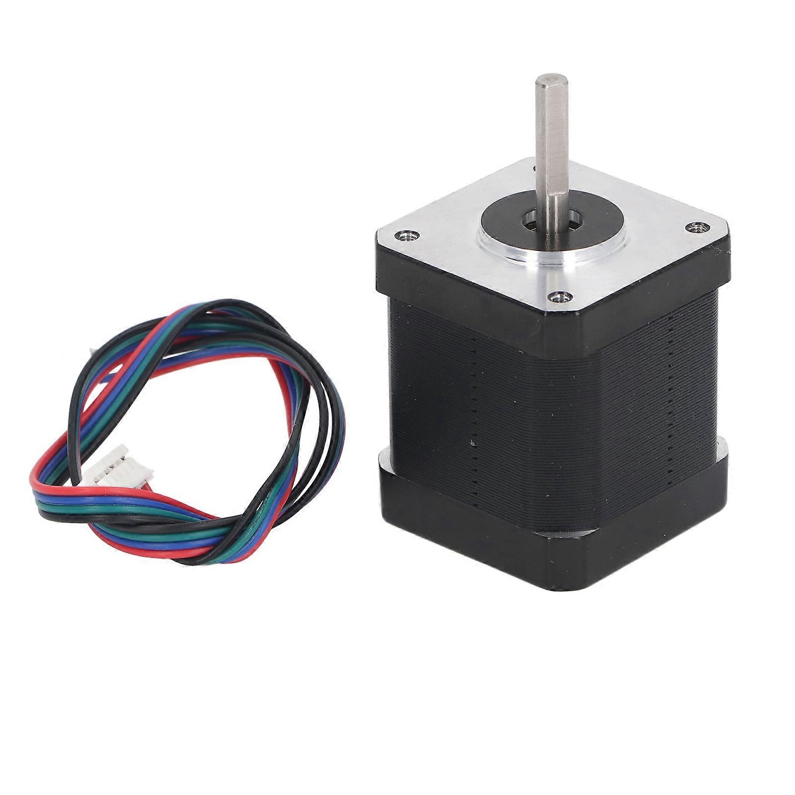Stepper 2 Phase 1.8 Degree 1.6A Heat Resistant 42x48mm Small Stepping Motor for 3D Printer Stage Lighting