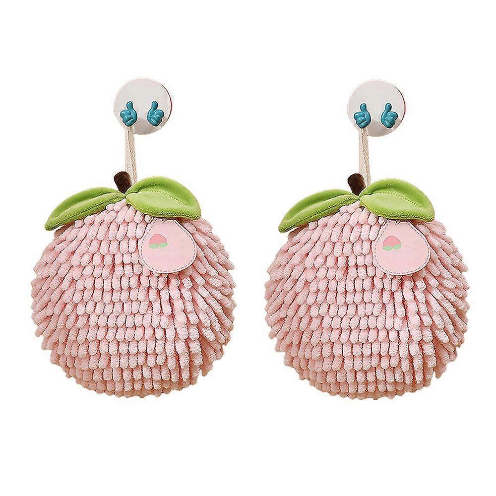 2 Pieces Soft Towels 16*16CM Absorbent Quick-Drying Comfortable Durable Lightweight