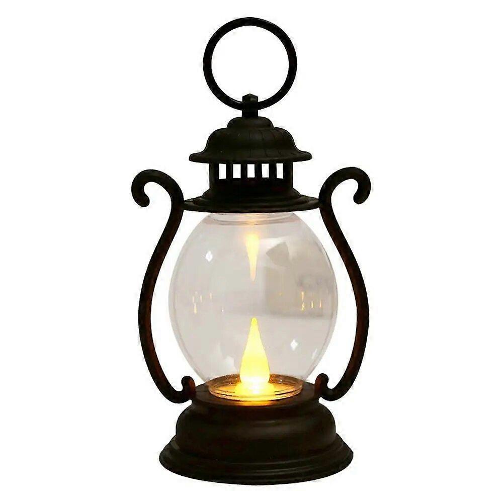 Retro Kerosene Night Light Small Oil Fairy Lights Decorative Lantern Art Pendant Christmas New Year Lamp Decor Home Supplies