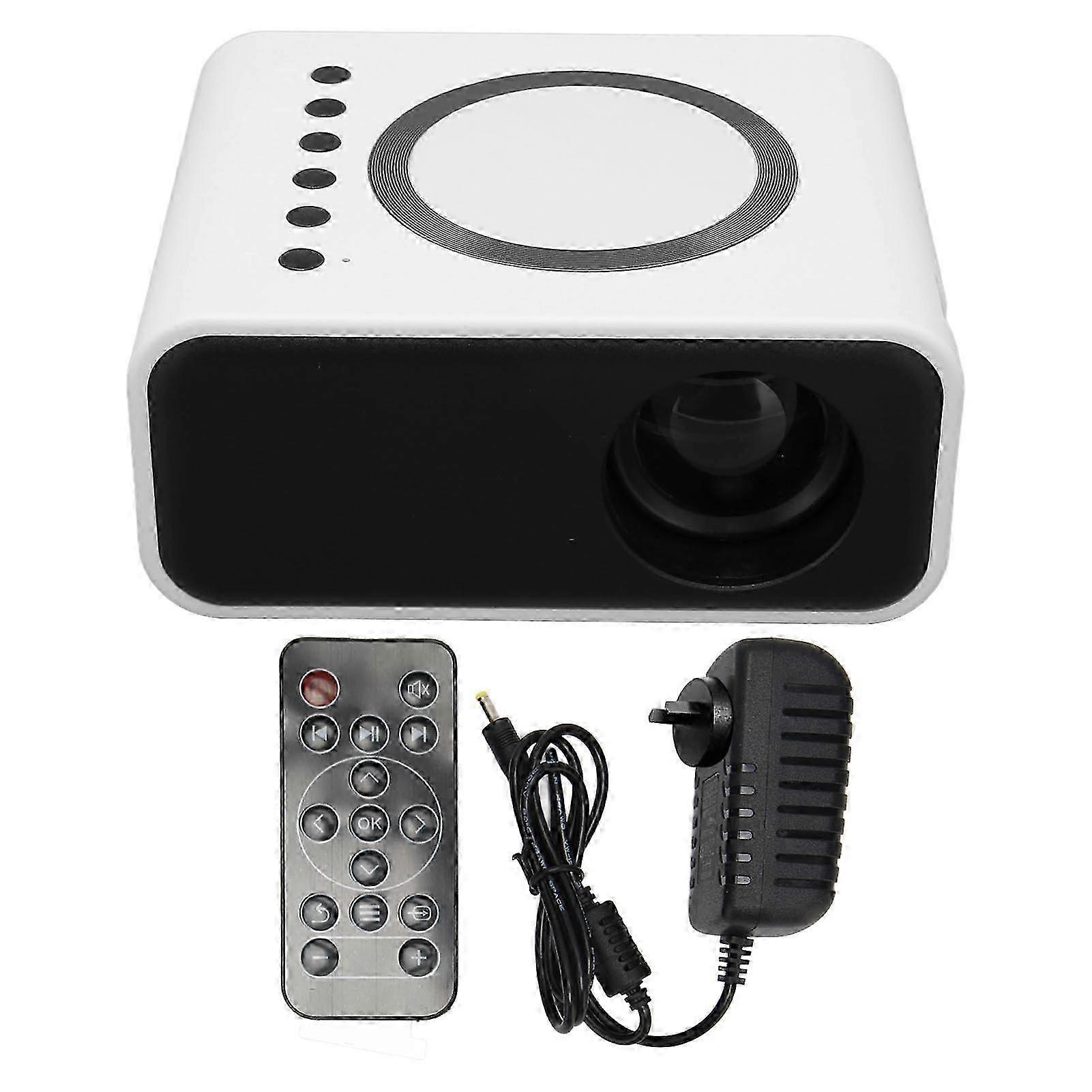Mini Tragbarer Projektor Full High Definition 1080P LED Projektor Heimkino Film Projektor für IOS für Android Laptop Weiß AU Stecker Hwy
