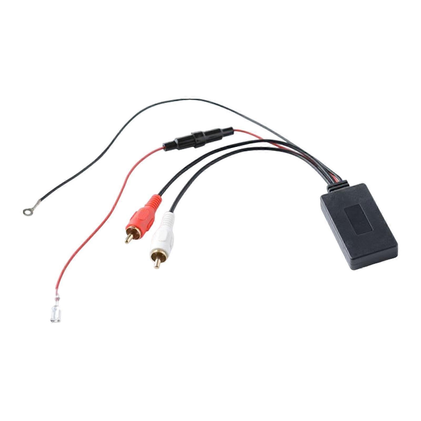 BT AUX Receiver Module Connection DVD Auto Home Theaters 2 RCA Cable Adapter