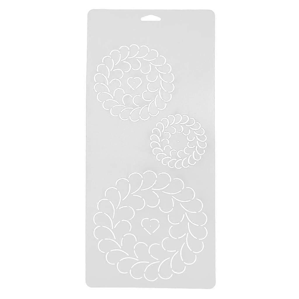 Plastic ing Stencil Painting Craft Template Sewing Tool 45x20cm