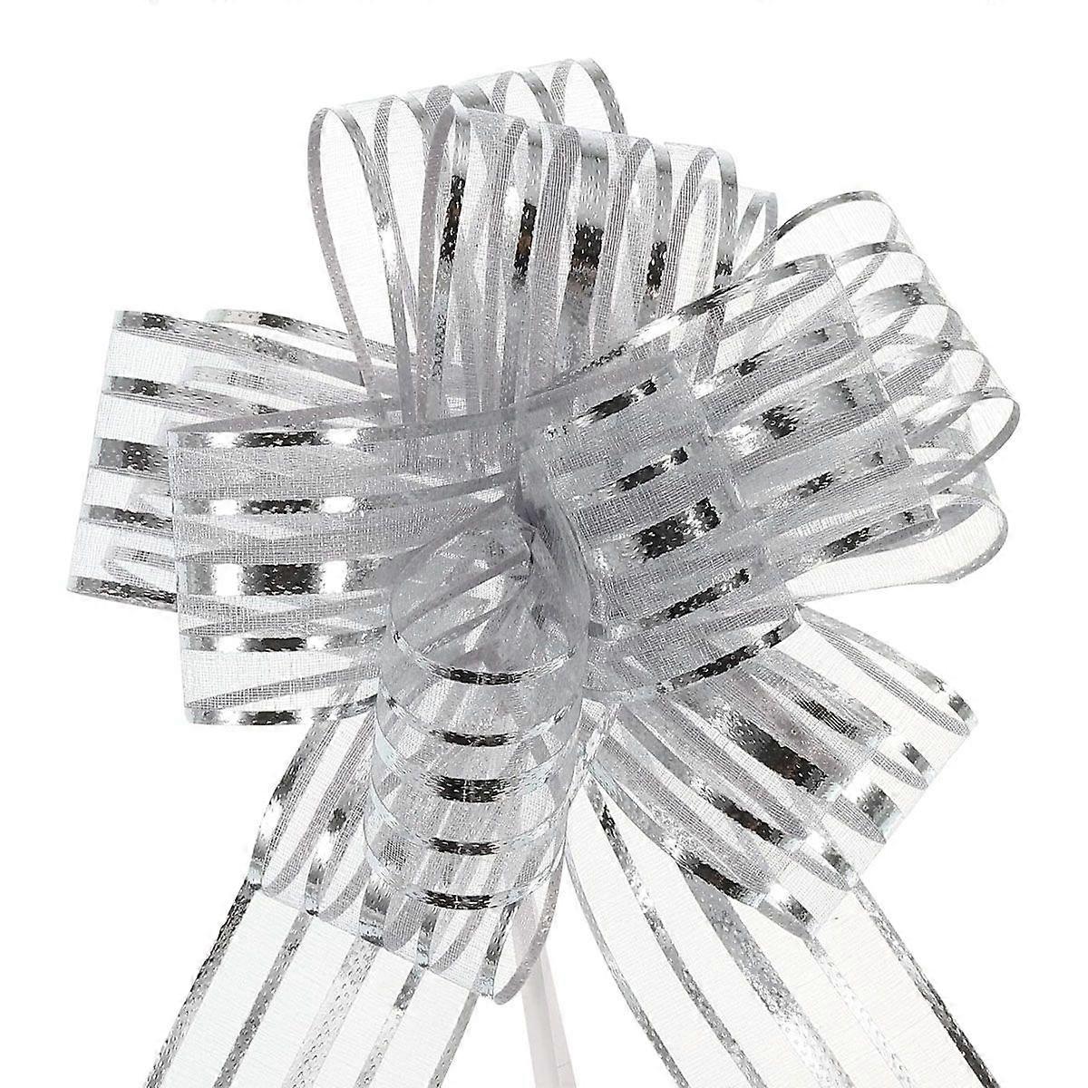 4 Organza Pull Bow presentförpackning för bröllops- eller semesterpresenter