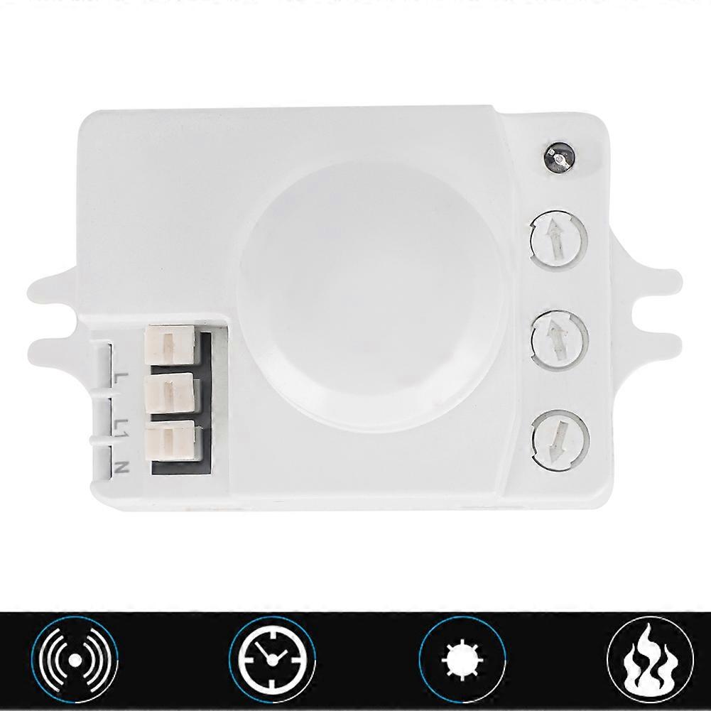 5.8GHz Smart Microwave Radar Sensor Light Switch with Adjustable Knob