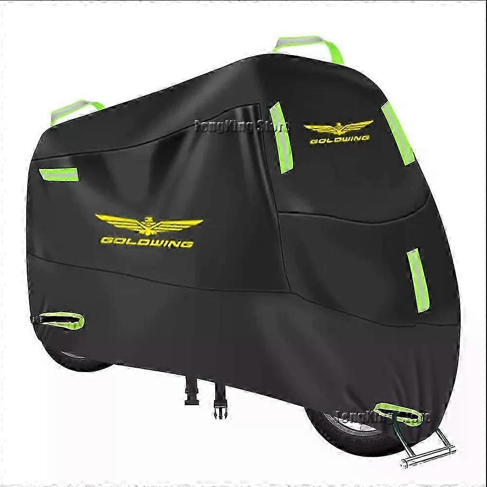 Κάλυψη μοτοσικλετών UV προστατευτική Dustproof Snowproof υπαίθρια αδιάβροχη κάλυψη βροχής για Honda Goldwing 1800 χρυσή πτέρυγα Gl1800 F6