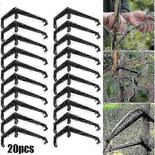 20 Pieces Of Fruit Trees, Citrus Trees, Bent Branches, Branching Devices, Apple Tree Opening Angle Cherry Support, Fixed Branch Extraction Devices