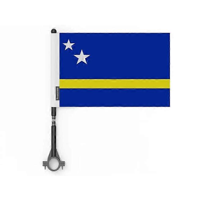 Flag - Curaçao - 14 x 21 cm - 5 pieces - Polyester - Double-sided printing