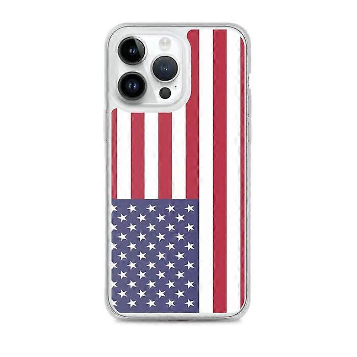 iPhone Case - United States Flag - iPhone 14 Pro Max - Flexible - Multicolor - Vertical
