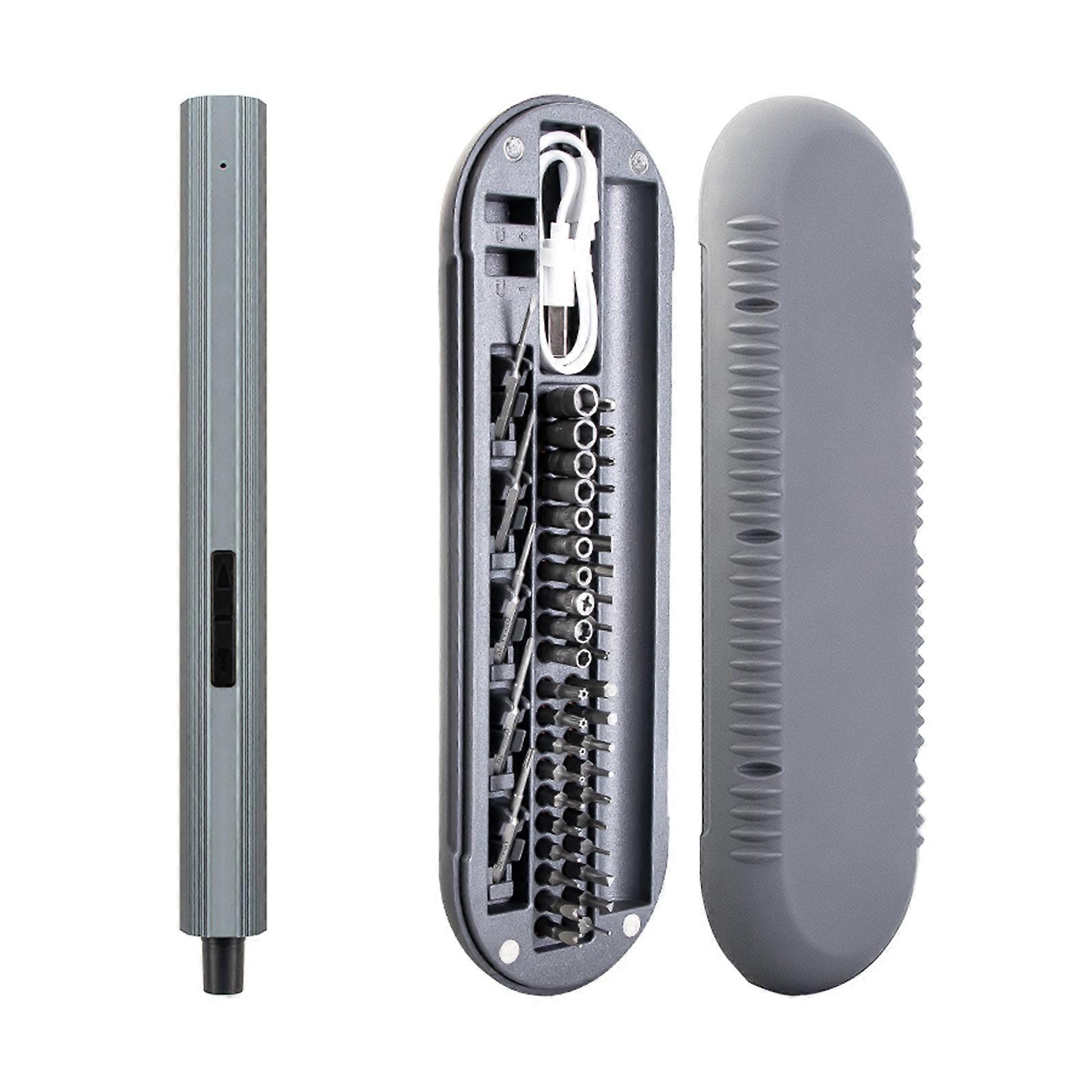 48 in 1 Electric Screwdriver Set with Magnetic Bits Rechargeable Power Screwdriver with LED Light for Phone Glasses