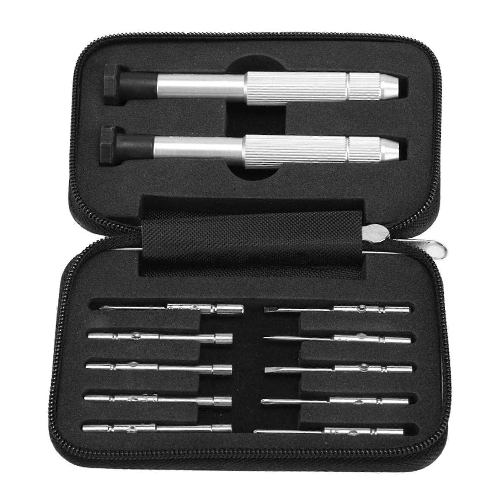 Durable/ Light Weight Precision Screwdriver Set with 10-style Screwdrivers for Eyeglasses Sunglass Watch
