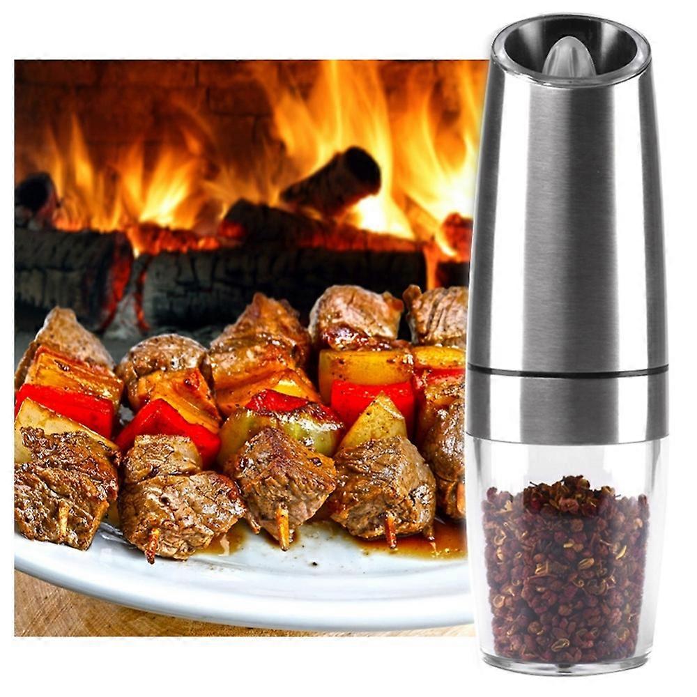Automatic Electric Pepper Grinder Salt Mill with LED Light