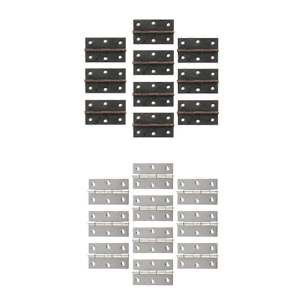 20 Pcs Retro Style Metal Hinges DIY Accessory Decor Fitting