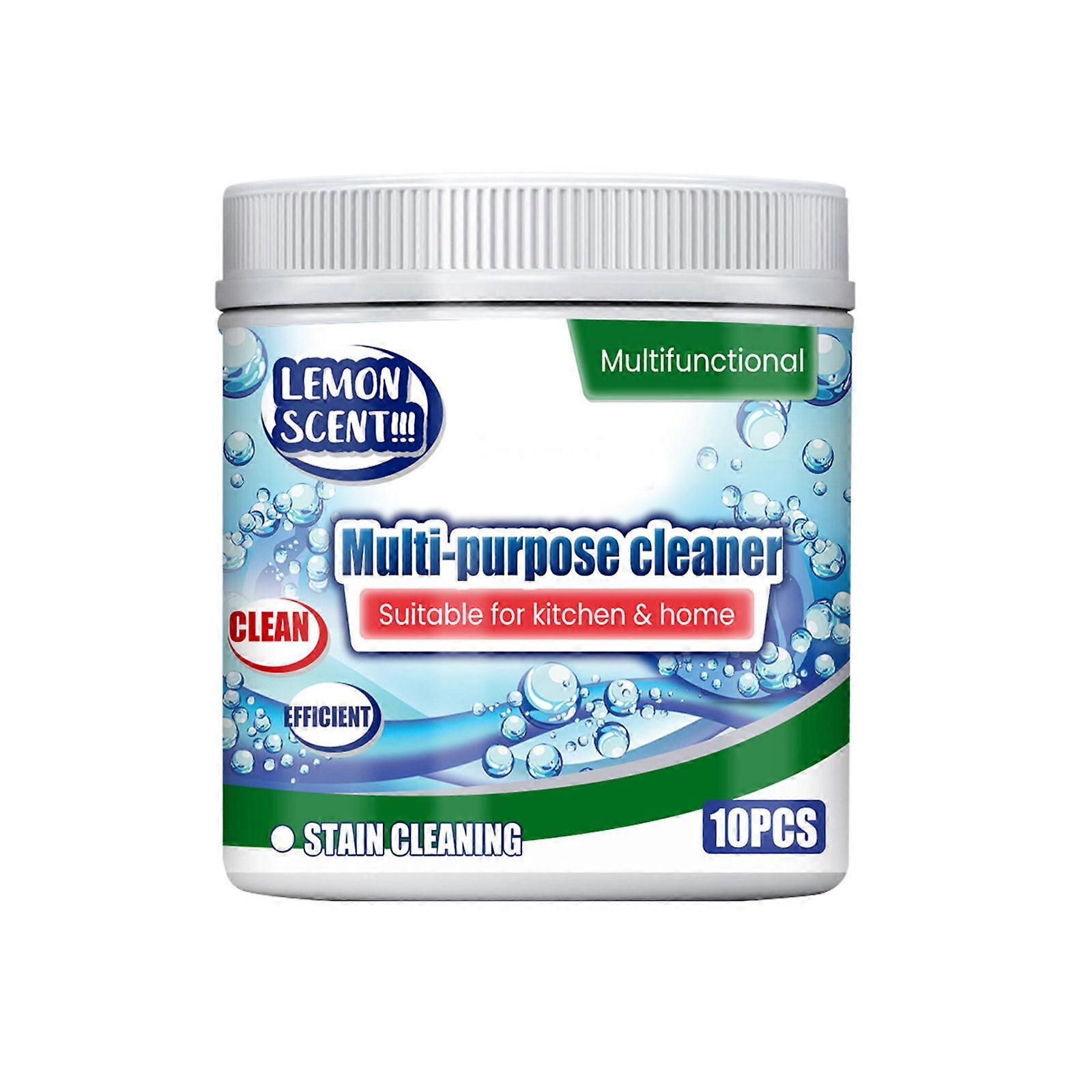 10pcs Multi purpose Cleaning Tablets Fast Cleaning Solution for Kitchen, Bathroom Glass Windows Various Surfaces Cleaner