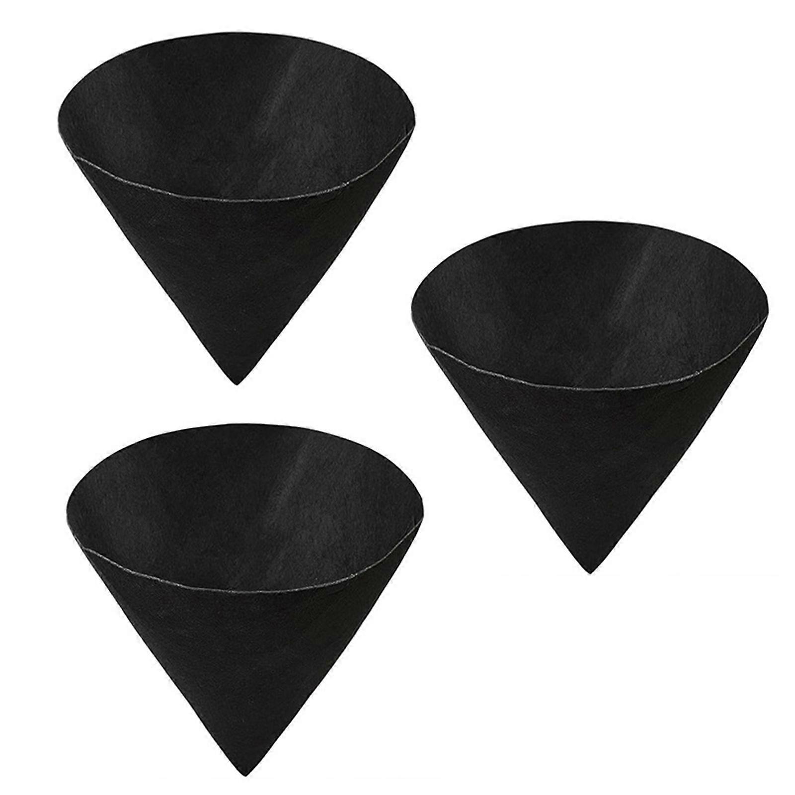 3Pcs Half Round Planter Liners Cone Shaped Planter Basket Liners Hanging Plant Basket Felt Replacement Inserts Growing