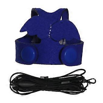 Haustier Fliegen Weste und Seil Vogel Outdoor Gurt Seil Vogel Fliegen Kleidung Papageien Outdoor Fliegen Training Spielzeug Rosa L