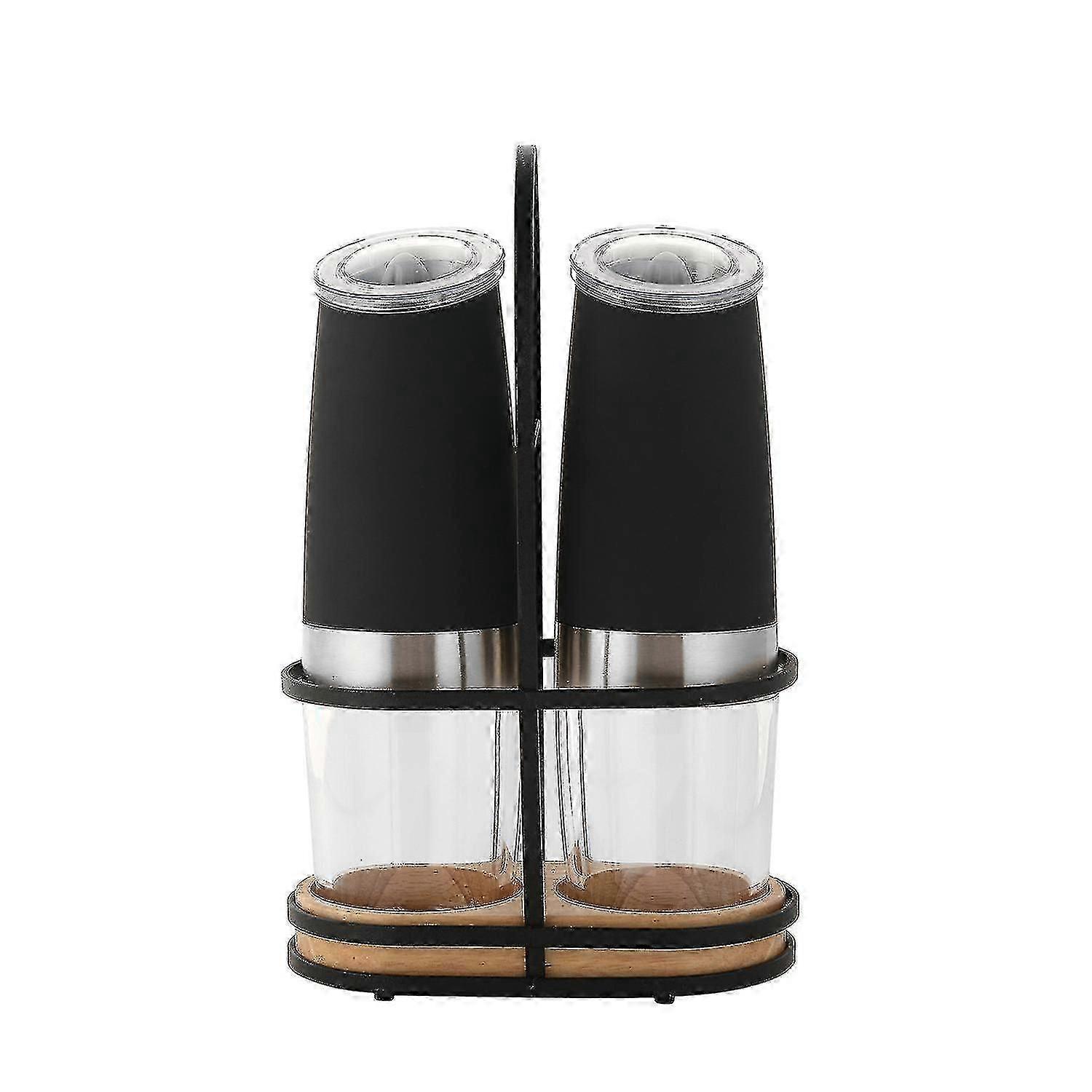 Electric Pepper Grinder 2 Pcs Stainless Steel Automatic Gravity Induction Kitchen Spice Grinder Tools