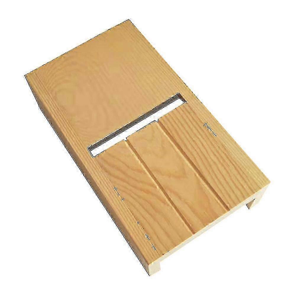 Handmade Wooden Beveler Planer Soap Candle Loaf Mold Cutter Tool for Crafting and Soap Cutting Activities