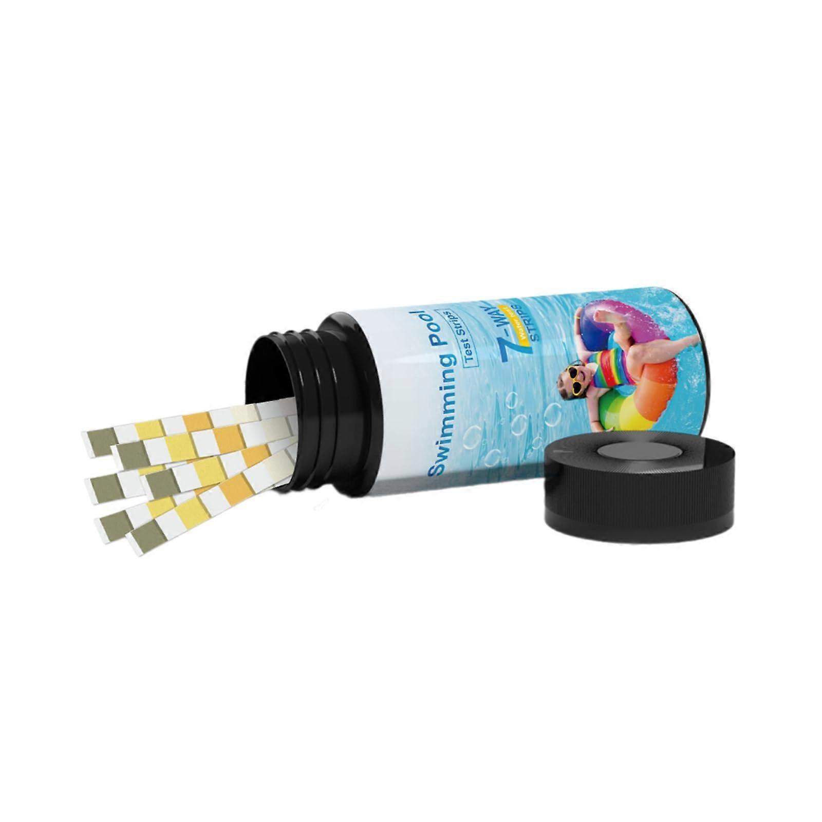 Water Test Strips 50/100 Count Pack Of 100 For Pool And Pond Water Hardness And Total Chlorine Testing