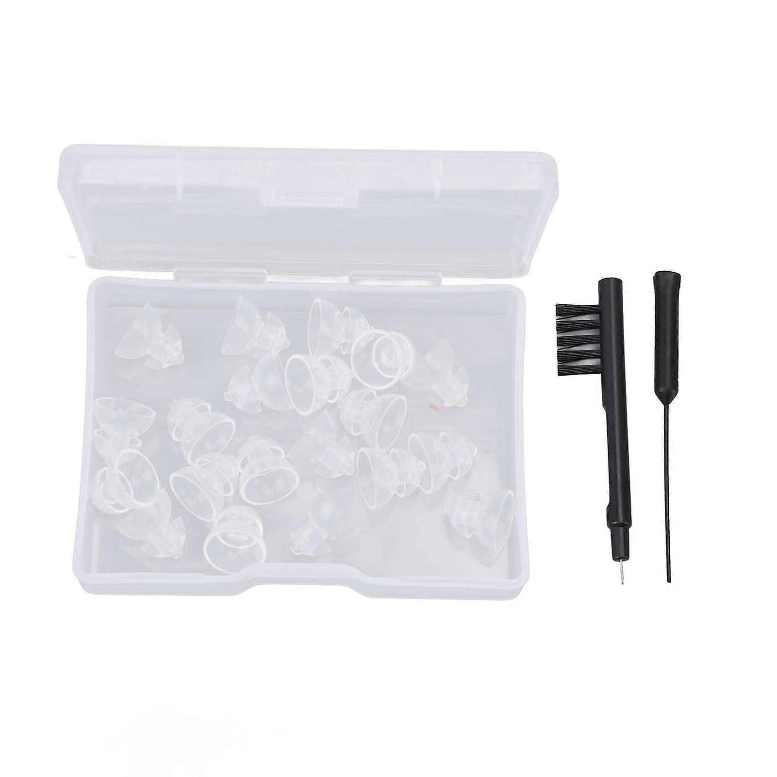 Sound Aid Close Dome Washable, Dual Layer, Highly Transparent, 8mm Earphones, Accessories, Amplifier, Replacement