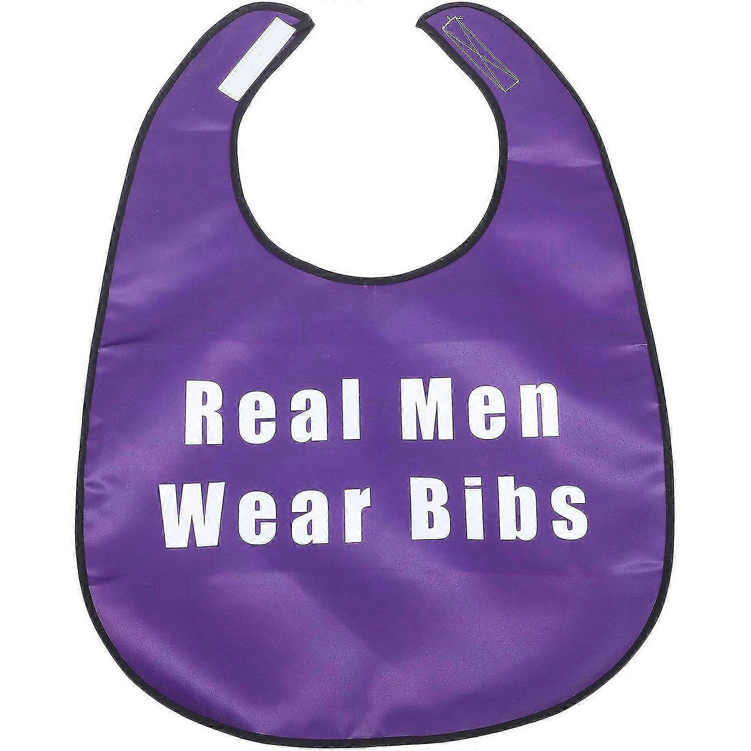 Household Dinner Bib Convenient Elderly Dining Bib Disabled Patients Elderly Bib Adjustable Adults B
