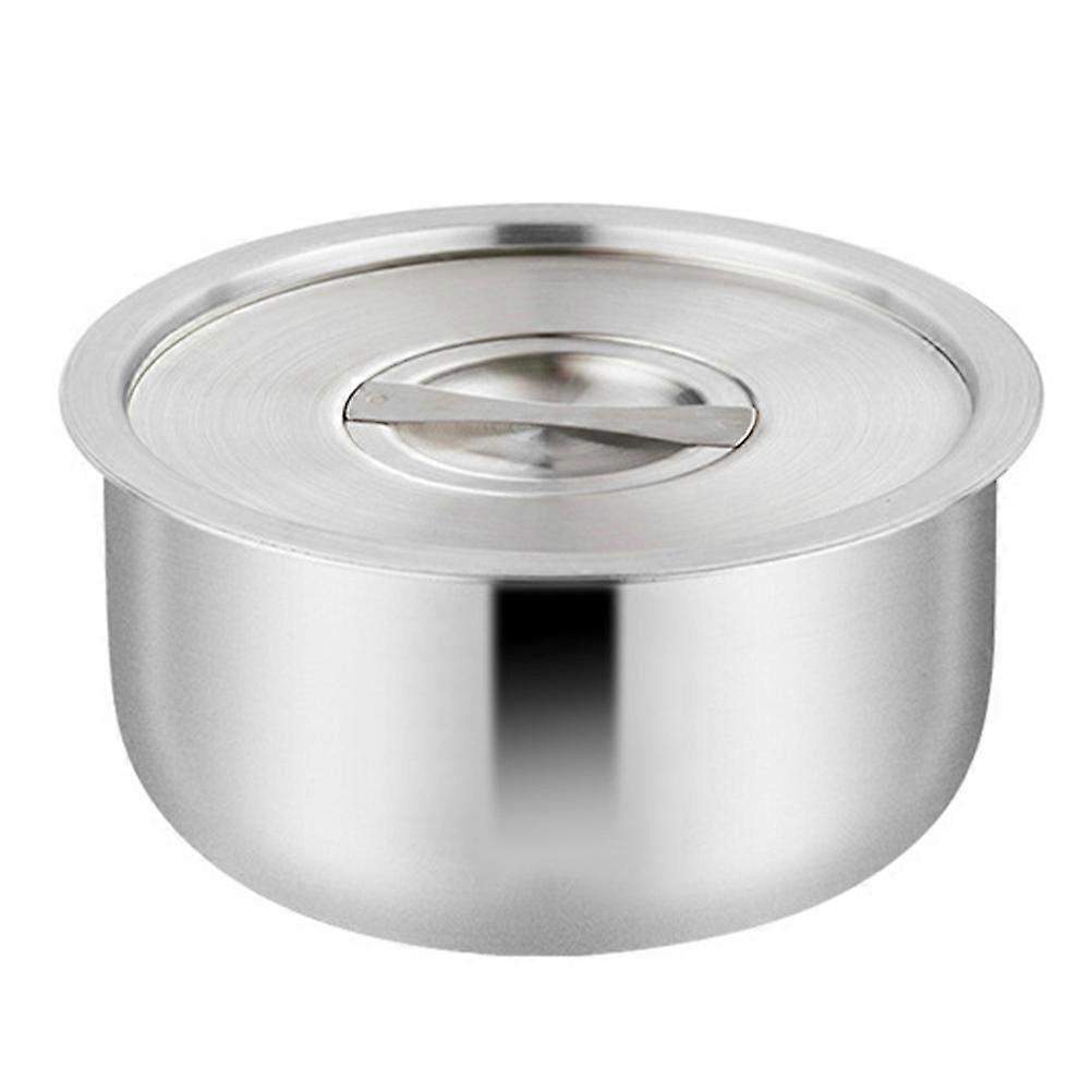 1Pc Stainless Steel Bowl with Lid for Steamed Eggs and Cake Baking Container