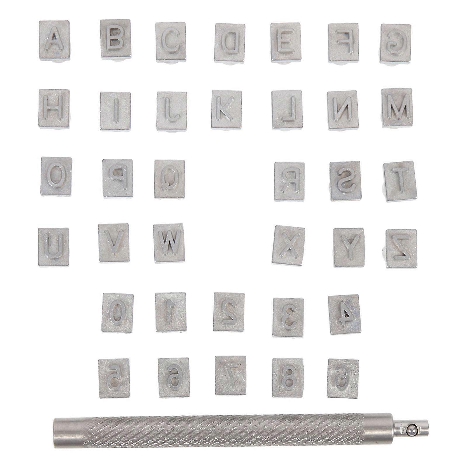 DIY Leather Craft Supplies, Alphabet Stamps, Multi-Purpose Usage