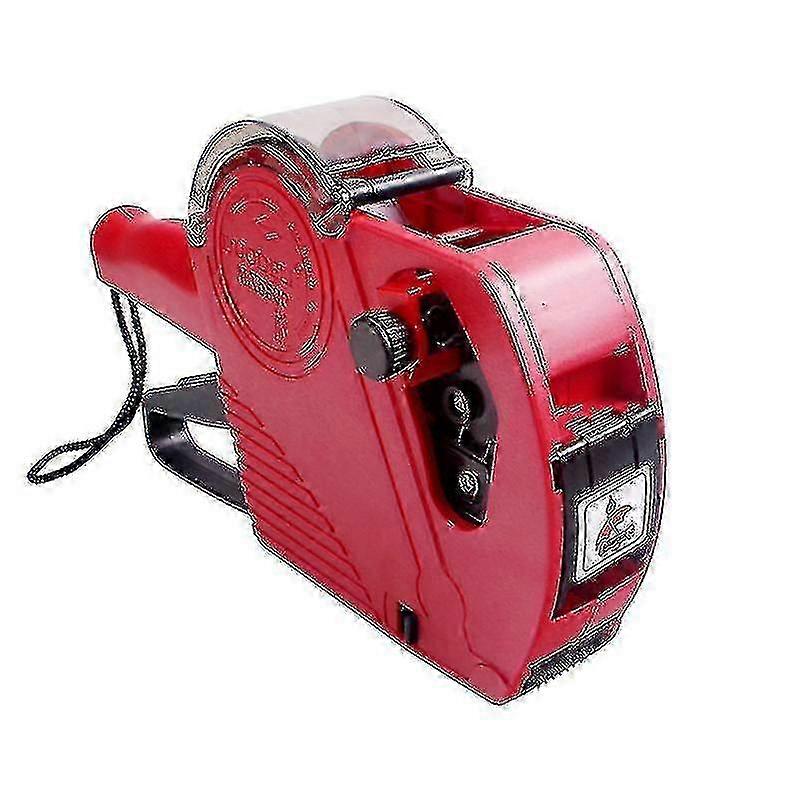 Handheld 8 Digit Price Labeling Machine for Office, Supermarket, Retail Shop, and Grocery Stores with Label Roll and Ink Roller, Compatible