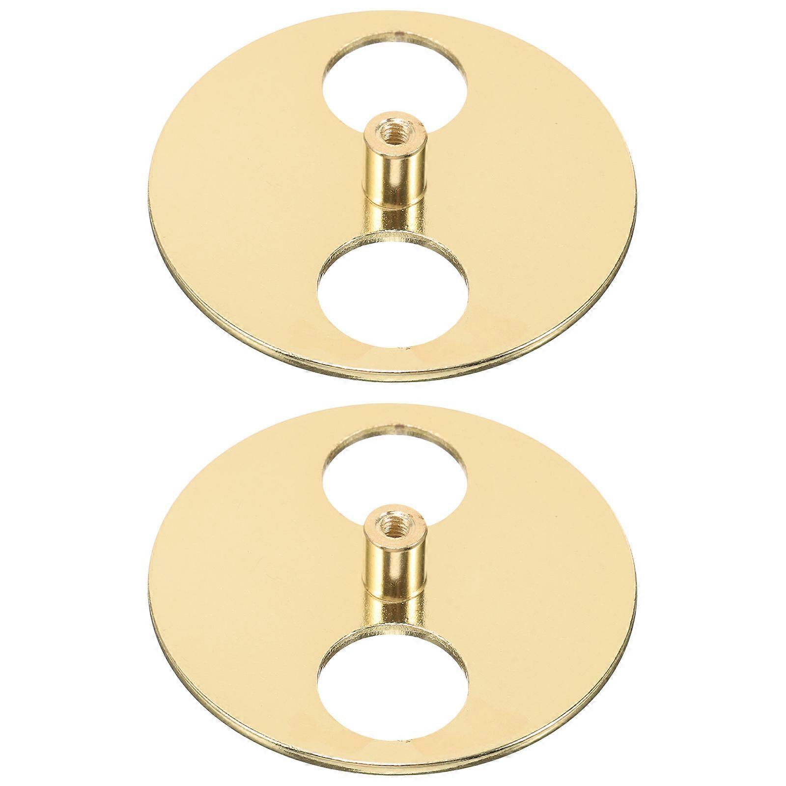 2pcs Music Box Replacement Windup Mechanism with Disc Base for DIY Crafting – Smooth Operation and Stable Rotation