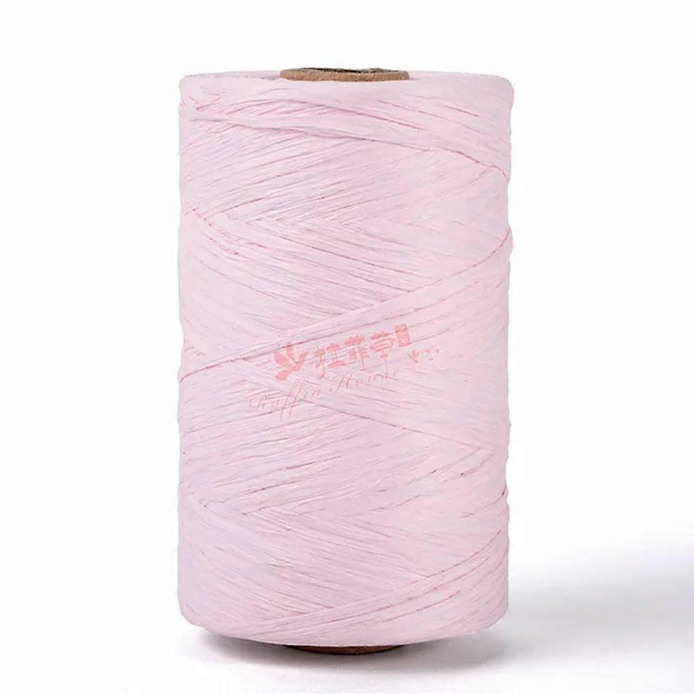 300 米针织纱拉菲草纸工艺丝带包装纸绳节日礼物绳子 DIY 装饰编织拉菲草紫