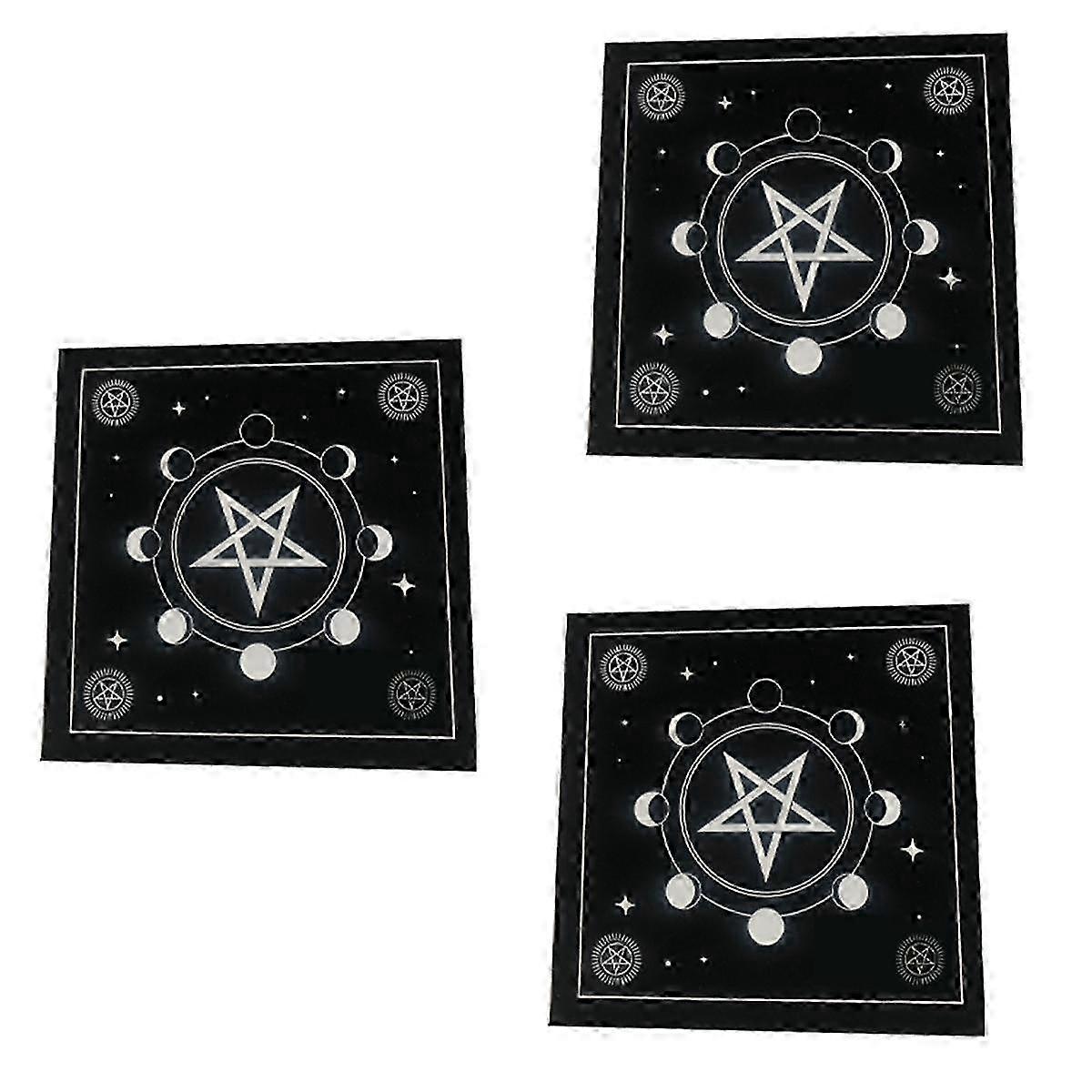 Type B Tarot Tablecloth Velvet Mat Five-Pointed Star Tablecloth Beautiful Pattern Tablecloth
