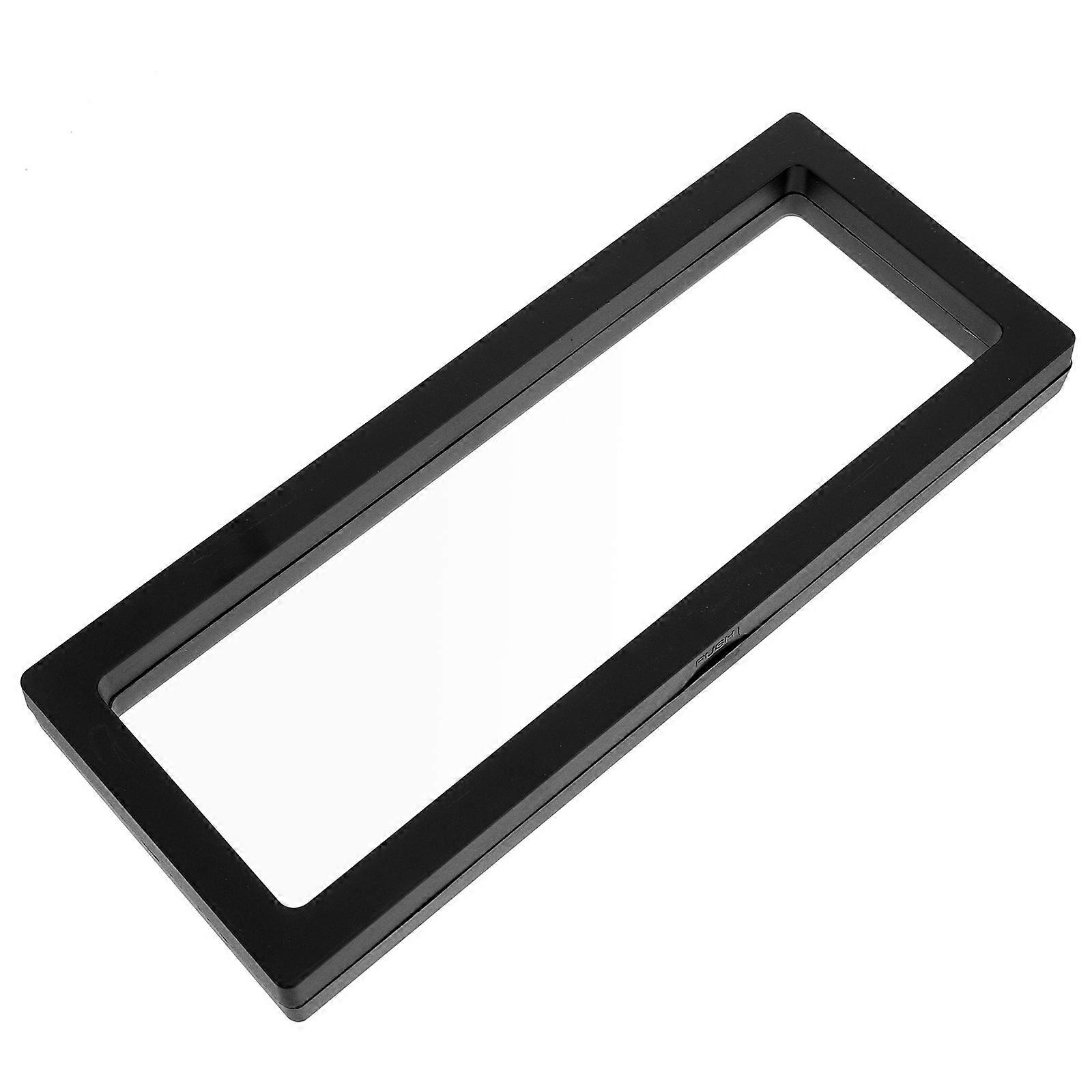 Jewelry Floating Frame Displays PE Transparency Box Wall Mounting Storage 1Pack