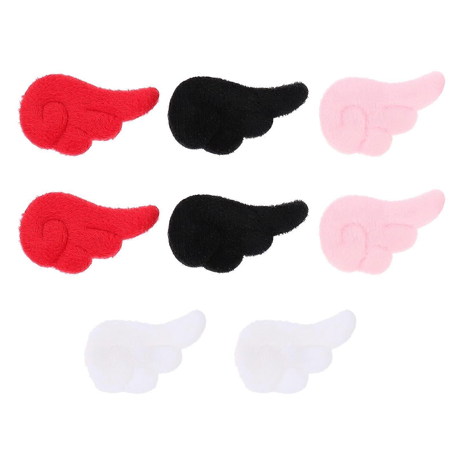 Παιδιά χαριτωμένο στολίδι κλιπ μαλλιών κόκκινο για γενέθλια 8Set