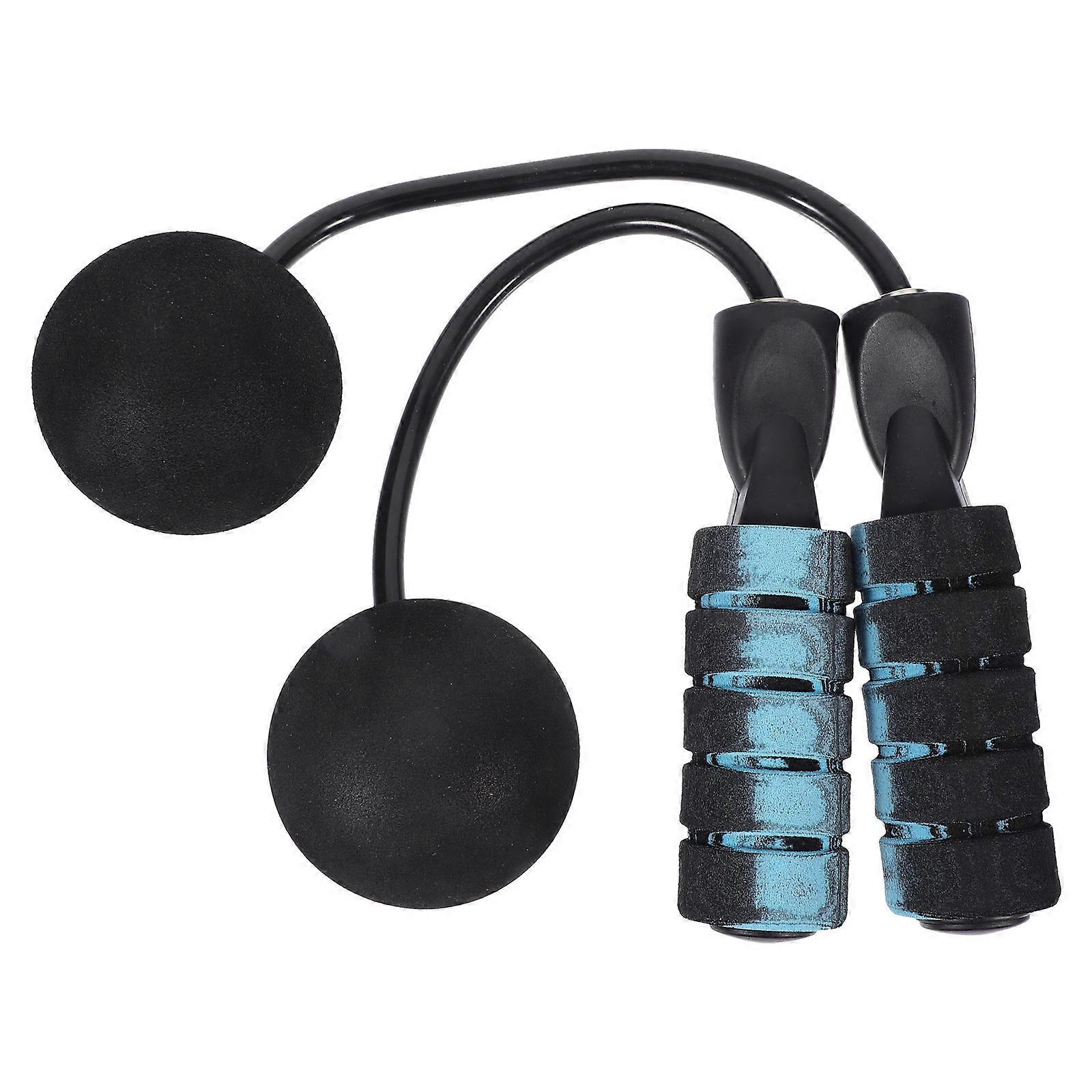 Weighted Cordless Jump Rope with Ball Bearings for Home and Outdoor Fitness, Portable and Safe Design for All Ages