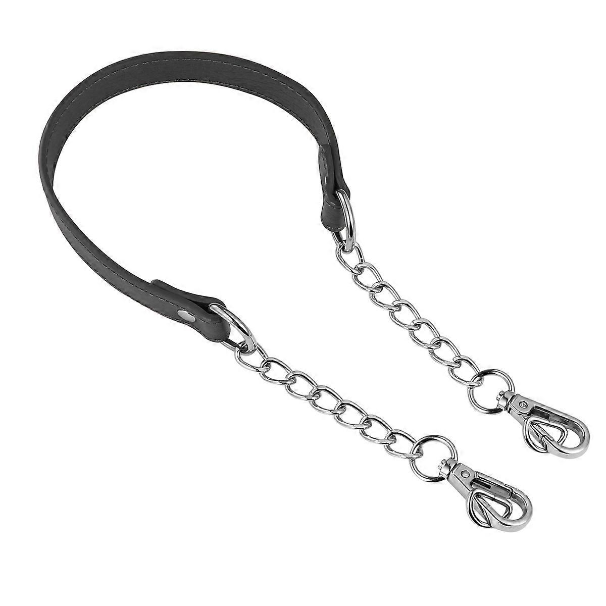 PU Bag Chain Strap Set Durable Handbag Purse Chain with Clasps for DIY Fashion Accessories, Compatible with Handbags and Crossbody Bags