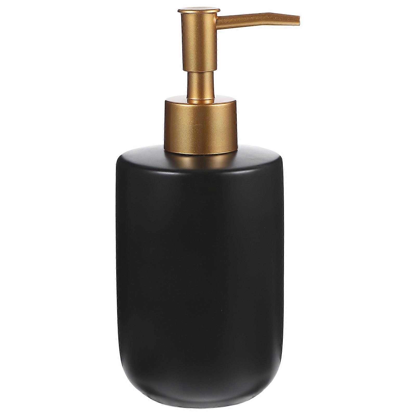 Bathroom Countertop Soap Dispensers Ceramic Liquid Soap Dispenser For All Users 420ml 1Set