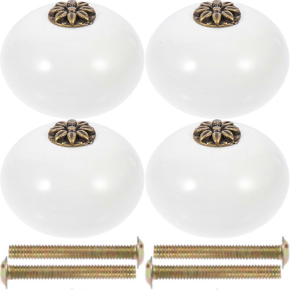 Cupboard Handles Simple Cabinet Doorknob Furniture Knobs Drawer Pulls Handle Kitchen Cupboard Knobs 4Pcs