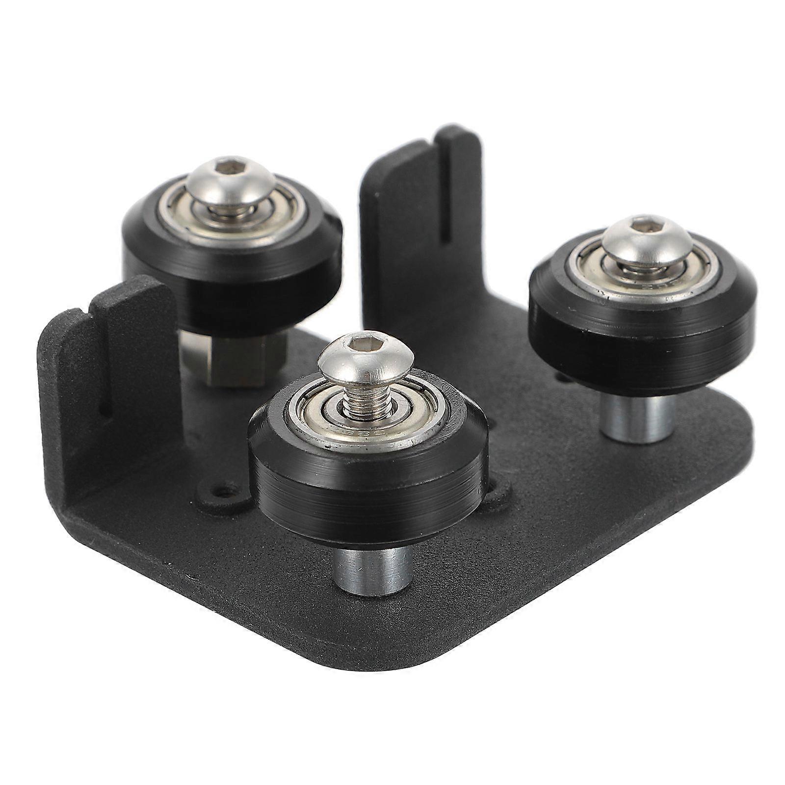 Printer Extruder Accessory Extruder Back Support Plate 3D Printing Ender-3 Series 6.5X6.5CM Black Square Simple Design 1Set
