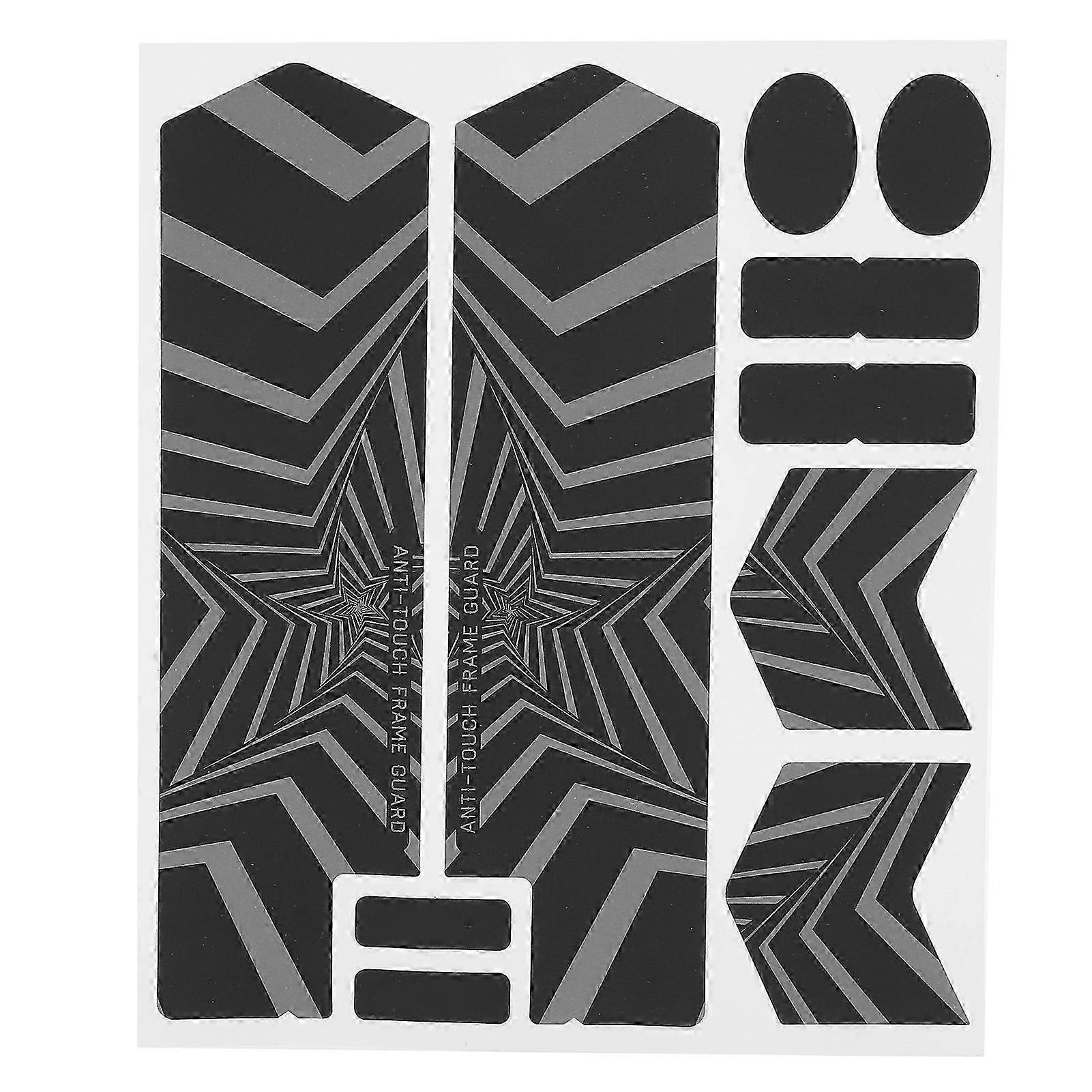 マウンテンバイクフロントフォークナイトリフレクションステッカーパスター自転車ファイブスターステッカー