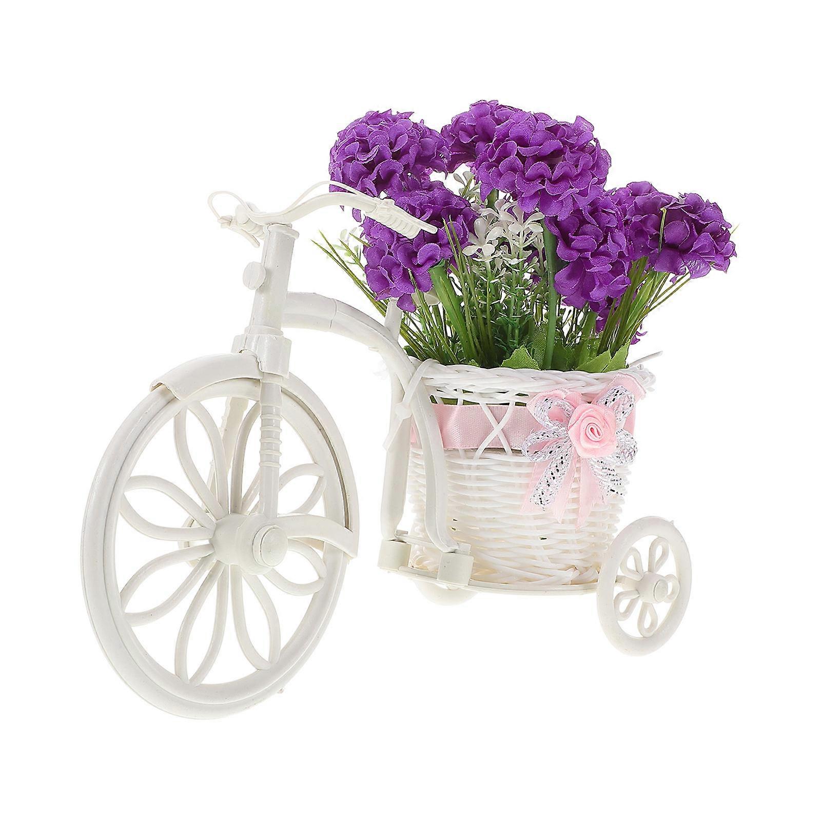 Stylish Artificial Hydrangea Floral Arrangement for Home Decor, Wedding Centerpieces and Mother's Day Table Decoration