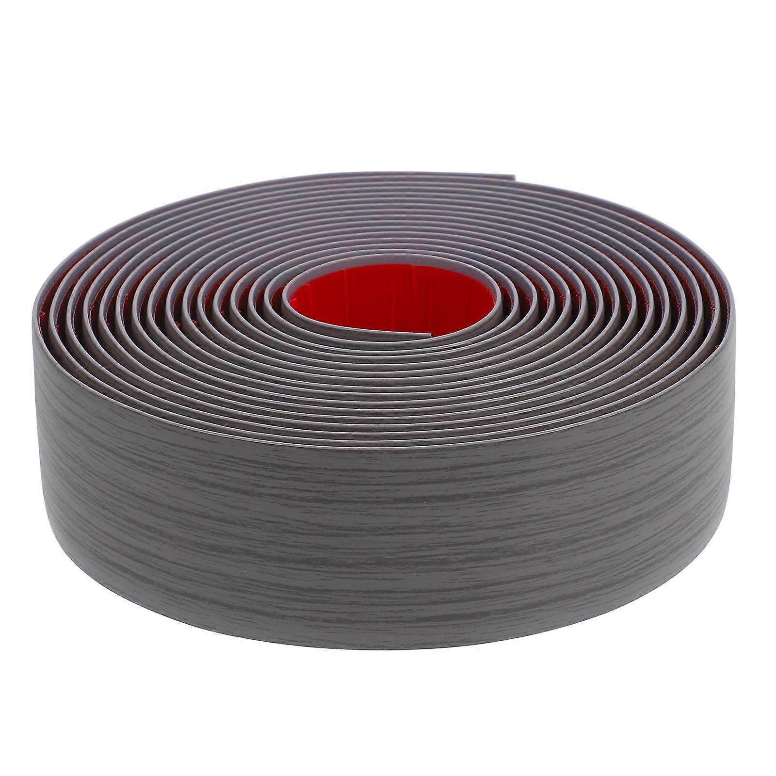 Doorway Transition Strip Self Adhesive Floor Edging Grey 500.00X5.00X0.15CM Seamless Floor Connection 1Pcs