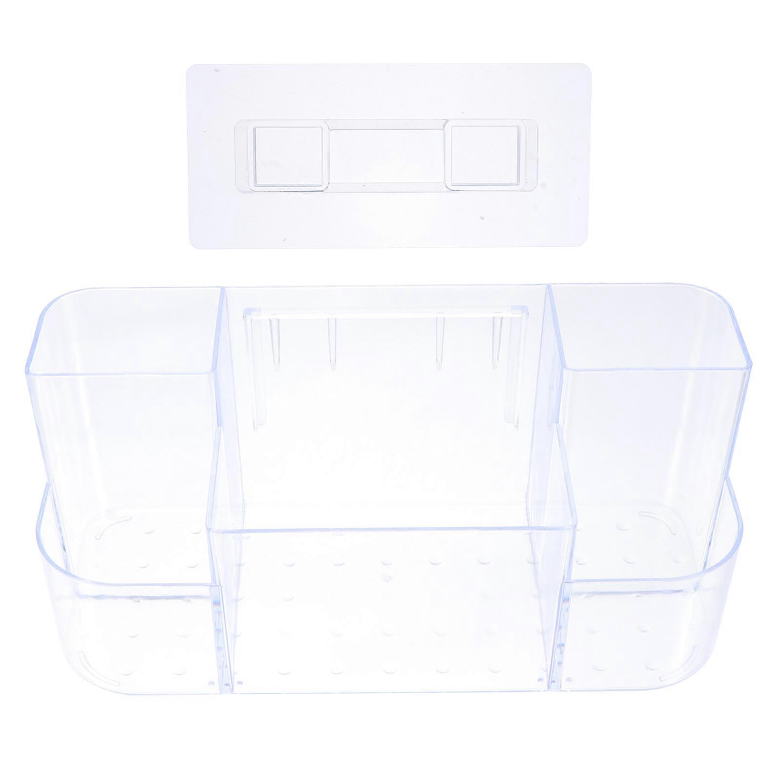 Makeup Organizer Wall Mounted Waterproof Bathroom Use Material 1Set